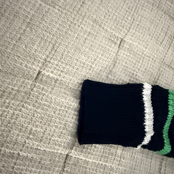 WHBM Long Sleeve Stripe V-Neck Pullover Sweater - Picture 9 of 11